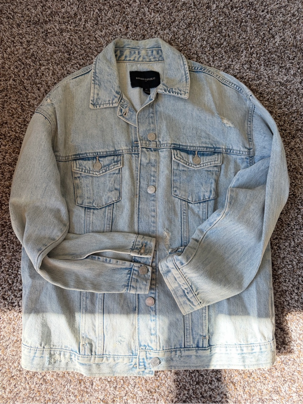 Banana Republic Light Blue Denim Jacket - Men's Shirt Jacket